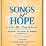 Remember 9/11 at Basilica’s ‘Songs of Hope’ concert Saturday night, Sept. 10 Remember 9/11 at Basilica’s ‘Songs of Hope’ concert Saturday night, Sept. 10