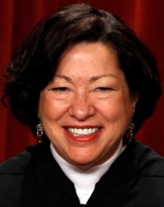 U.S. Supreme Court Justice Sonia Sotomayor issued an injunction Dec. 31 blocking for some Catholic entities enforcement of provisions of the Affordable Care Act that require employers to provide health insurance coverage for contraceptives. CNS photo/Larry Downing, Reuters