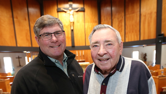 dough Kuplic, left, and his father, Don, have attended retreats together for the past three years at the Franciscan Retreats and Spirituality Center in Prior Lake. Dave Hrbacek/The Catholic Spirit