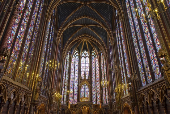 Sainte-Chapelle, the reliquary King Louis IX built in Paris, France, is the inspiration for the Rose Ensemble's Feb. 18-20 concert series. iStock