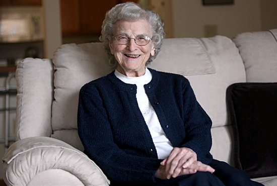 Sister Mary Madonna Ashton, 92, a Sister of St. Joseph of Carondelet, is one of 16 to receive the 2016 National Women’s History Month award “Working to Form a More Perfect Union: Honoring Women in Public Service and Government.” Dave Hrbacek/The Catholic Spirit