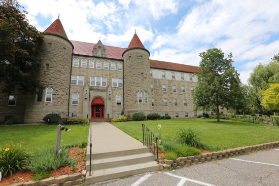 Marian Hall, the main building at Villa Maria Retreat and Conference Center, which the Ursuline Sisters are selling after having the Old Frontenac property for more than a century. Dave Hrbacek/The Catholic Spirit