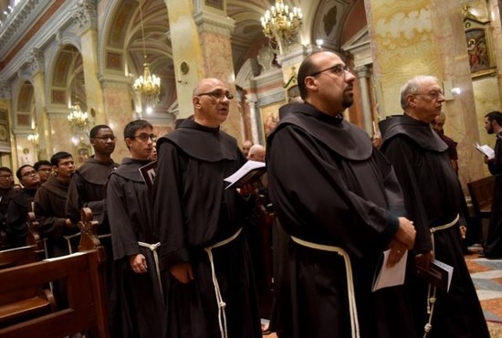 Franciscans pray