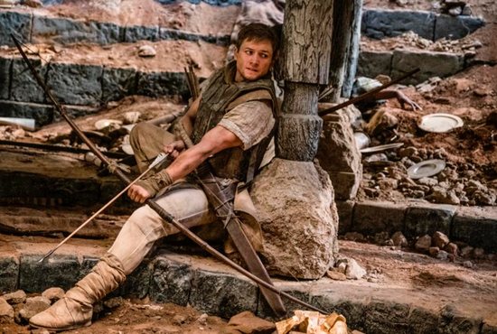 Taron Egerton stars in a scene from the movie "Robin Hood." The Catholic News Service classification is O -- morally offensive. The Motion Picture Association of America rating is PG-13 -- parents strongly cautioned. Some material may be inappropriate for children under 13.