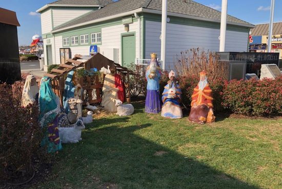 This creche had been displayed for at least 50 years in Rehoboth Beach, Del. Volunteers from St. Edmond Catholic Church erected the Nativity Dec. 5 in the town square and the city ordered it removed the following day. 