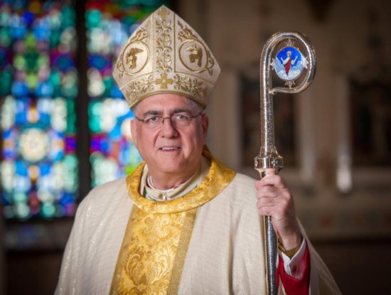 Archbishop Joseph F. Naumann, who heads the Archdiocese of Kansas City, Kan., is seen in this Aug. 31, 2015, photo. The archbishop also is chairman of the U.S. bishops' Committee on Pro-Life Activities.
