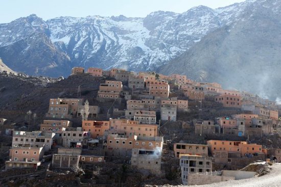 A small village is pictured in the Toubkal region near Imlil, Morocco, Jan. 12, 2019. Pope Francis plans to visit Morocco, a nation of 35 million people who are mostly Muslim, March 30-31.