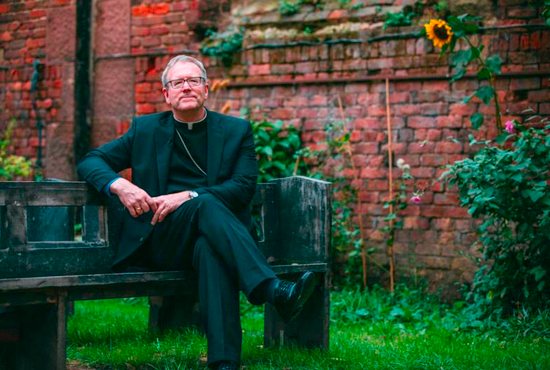 Los Angeles Auxiliary Bishop Robert E. Barron has written a new book titled "Letter to a Suffering Church" on the abuse crisis. The bishop, seen in an undated photo, says Catholics are understandably "demoralized and scandalized" by the abuse crisis but he urges them to "stay and fight for the body of Christ."