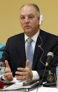 Louisiana Gov. John Bel Edwards, pictured in this 2016 photo, signed a bill May 30 to ban abortions after 15 weeks. 