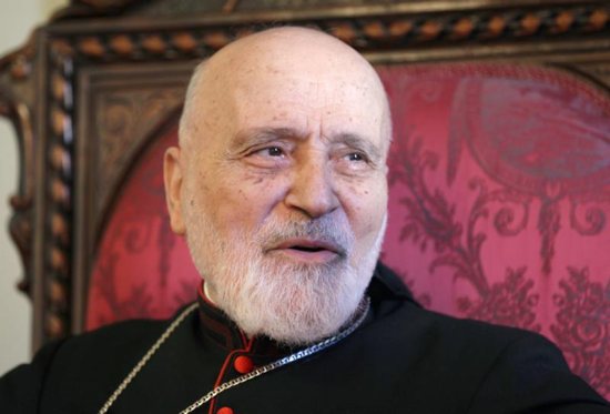 Cardinal Nasrallah P. Sfeir, Lebanon's retired Maronite Catholic patriarch, known for defending his country's sovereignty and independence, died May 12, 2019. Cardinal Sfeir, who would have been 99 May 15, is pictured in a 2010 photo.