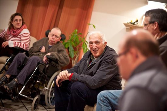 Jean Vanier, founder of the L'Arche communities, is pictured in a March 3, 2011, photo. Vanier, a Canadian Catholic figure whose charity work helped improve conditions for the developmentally disabled in multiple countries over the past half century, died May 7 at age 90.