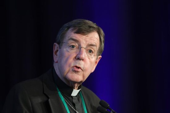 Detroit Archbishop Allen H. Vigneron speaks during the spring general assembly of the U.S. Conference of Catholic Bishops in Baltimore June 12, 2019. 