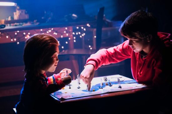 Chucky and Gabriel Bateman appear ijn the movie "Child's Play." 