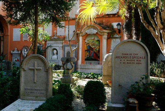 The Teutonic cemetery at the Vatican is seen in this 2015 file photo
