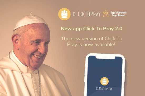 A new version of the Click to Pray 2.0 app, available for iOS and Android phones, encourages prayers for the Synod of Bishops. The app is an initiative of the Pope's Worldwide Prayer Network.