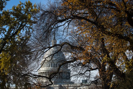 The U.S. Capitol is seen in Washington Dec. 1, 2021.