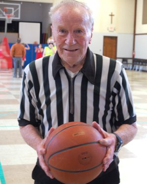 Robert Houle, 89, a retired educator in Bennington, Vt., enjoys refereeing and teaching youth about sports.
