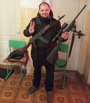 This friend of Paul Gavrilyuk lives in Ukraine and has joined the country’s civilian defense volunteers.