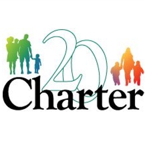 Logo for a series of CNS stories on the 20th anniversary of the "Charter for the Protection of Children and Young People."
