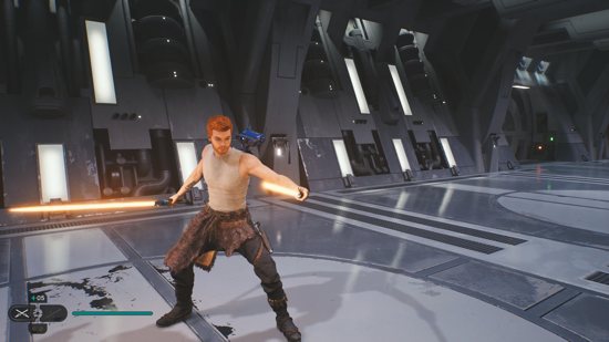 Scene from the video game "Star Wars Jedi: Survivor" (Electronic Arts). The game contains stylized combat violence, some potentially disturbing images and occasional crass language. The OSV News classification is A-II -- adults and adolescents. The Entertainment Software Rating Board rating is T -- Teen.
